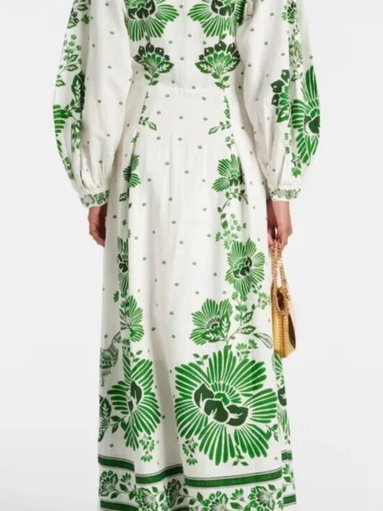 Farm Rio Forest soul off white maxi dress - Picture 3 of 6